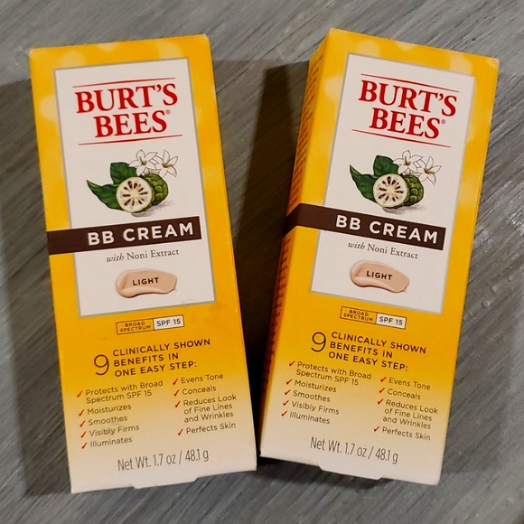 Burt's Bees Makeup Burts Bees Bb Cream With Spf 5 Light 2 Piece Lot